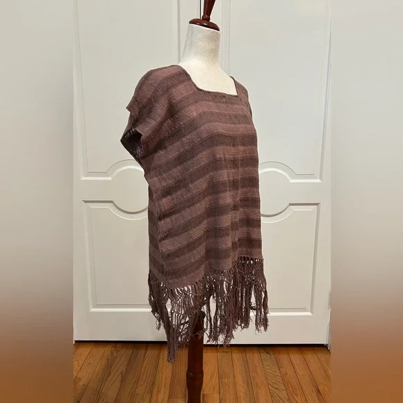 Treadle Loom blouse made in Oaxaca Mexico. Blusa deshilada! - Picture 5 of 7